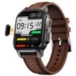 Fire-Boltt Snapp Smart Watch, Selfie Camera, 4G Nano-SIM Slot, 54.1mm AMOLED Display, Play Store- Unlimited apps, 1000mAh Battery, 2GB/4GB RAM + 16GB/64GB ROM (Cocoa Brown)