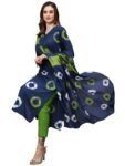 ANNI DESIGNER Women Cotton Blend Kurta Pant With Dupatta