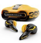 Boult Mustang Torq Wireless in Ear Earbuds with 60H Playtime, App Support, Quad Mic ENC, 45ms Low Latency, 13mm Driver, Breathing LEDs,Touch Controls, Made in India, IPX5, Ear Buds Wireless (Yellow)