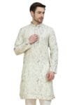 Jompers Embroidered Silk Blend Kurtas for Men