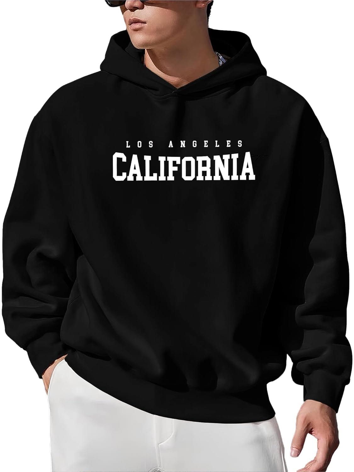Jump Cuts || Mens || California Printed || Hooded Neck || Full Sleeve || Cotton Fleece || Sweatshirt