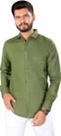 NewTrendy Casual Shirt Man||Fashionable and Trending||NEWGHY1-VIRAT_Mehendi Green_L