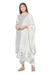 Pistaa's women Cotton Striped Straight salwar Suit Set