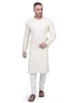 Rajubhai Hargovindas Men's Premium Cotton Solid Kurta