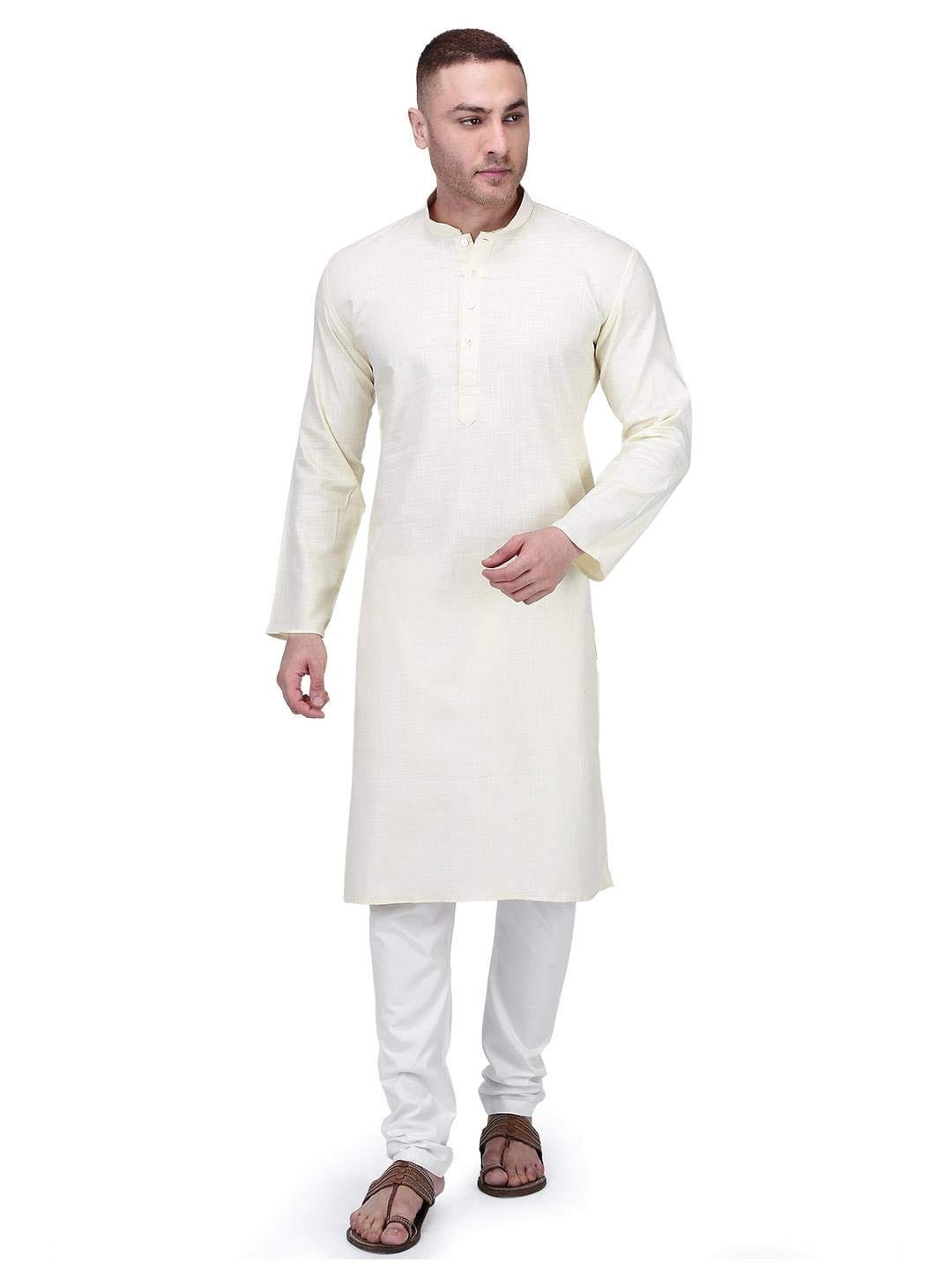 Rajubhai Hargovindas Men’s Premium Cotton Solid Kurta