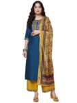 Shiv Textiles Silk Embroidered Kurta Set for Women