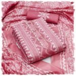 Sidhidata Women's Cotton Printed Unstitched Salwar Suit Dress Material With Printed Dupatta (Batik_Free Size)