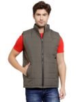 Style Quotient Men Olive Green Lightweight Padded Jacket