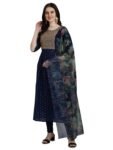 VredeVogel Women's Chanderi Kurta with Legging and Dupatta