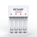 ENVIE® (ECR-20 MC) Infinite Cooper Rechargeable Battery Charger for AA & AAA Ni-MH/Ni-CD Batteries with 600mA Output Current, LED Indicator, Micro USB Charging, Short Circuit Protection