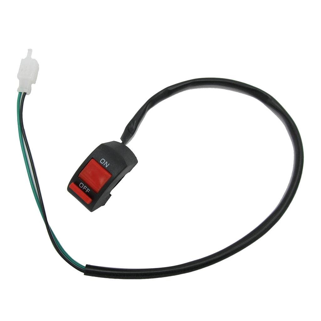 Pinakine® on/off Kill Start Switch for 50/70/90/110/125cc Dirt Bike for Chinese Taotao(67025181PNK)