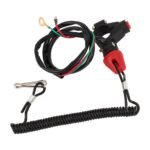 Ubervia® Emergency Off Switch, 70cm Tether Flexible Professional Waterproof DC 12V Motor Kill Stop for ATVS Motorcycles Lawn Mowers