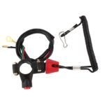 Ubervia® Emergency Off Switch, Flexible Professional 70cm Tether Motor Kill Stop DC 12V for ATVS Motorcycles Lawn Mowers