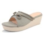 Centrino Women's Wedge Heel Sandals | Stylish Slip-On Sandals for Ladies | Soft Cushioned Footbed for Comfort | Elegant & Trendy Design | Lightweight and Durable Fashion Footwear (9405)