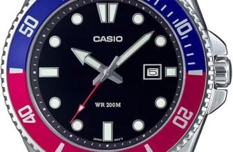 Casio MDV106 Series | Unisex Analog Watch | 200M WR | Stainless Steel Case | Resin Band | 2 Hand Analog (HR, Min, SEC) | Date Display | Screw Down Crown/Screw Down Caseback | 3 Year Battery