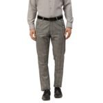 SOJANYA Men's Comfort Mid Rise (Since 1958 Cotton Blend Checked Formal Trousers