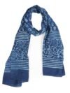 STYLE SHOES Female Stole/Scarf For Girl/Ladies Colour- Blue Soft Cotton Blend Ethnic Pattern Solid Scarves(ST-81BLUE1)