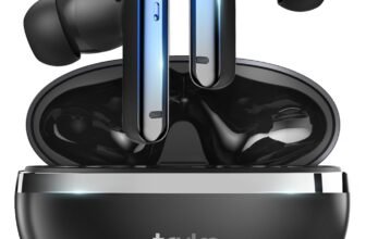truke [Just Launched Buds Q1 Lite True Wireless Earbuds with 48H Playtime, Crystal-Clear Calls, Fast Charging, Elegant Royal Design, Bluetooth 5.4, Noise Cancellation, Gaming Mode, Brand Warranty