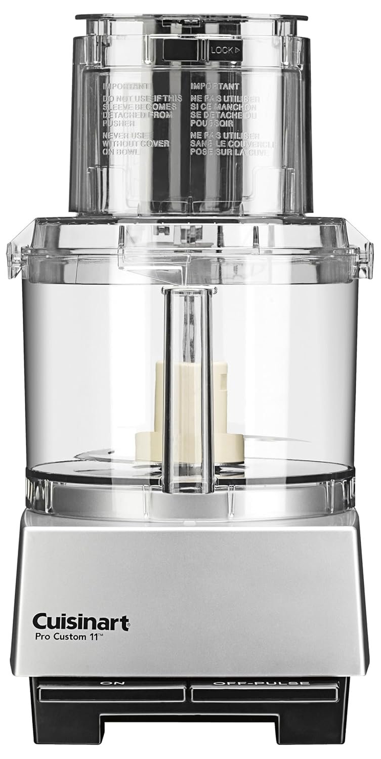 Cuisinart DLC-8SBCYP1 Pro Custom 11-Cup Food Processor, Brushed Chrome