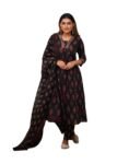 KLOSIA Women's Viscose Printed A-Line Kurta And Pant Set With Dupatta | Kurta Set | Ethnic Set | Dupatta Set | Ethnic Set | Kurta Pant