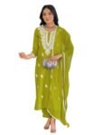 Naixa Women's Pure Cotton Embroidered Straight Kurta with Pant And Dupatta Sets (NX-691)