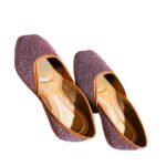 Care Walk Jutti for Women - Punjabi Mojaris, Stylish Footwear, Rajasthani Ladies Mojdi for Wedding, Party - Sea Green Mirror Design