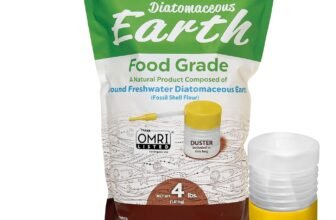 Harris Diatomaceous Earth Food Grade, 4lb w/ Free Powder Duster