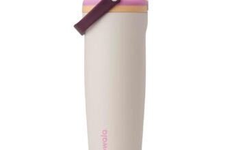 Owala FreeSip Sway - Stainless Steel - 30-oz. - Pink/Tan (Daybreak) (Amazon)