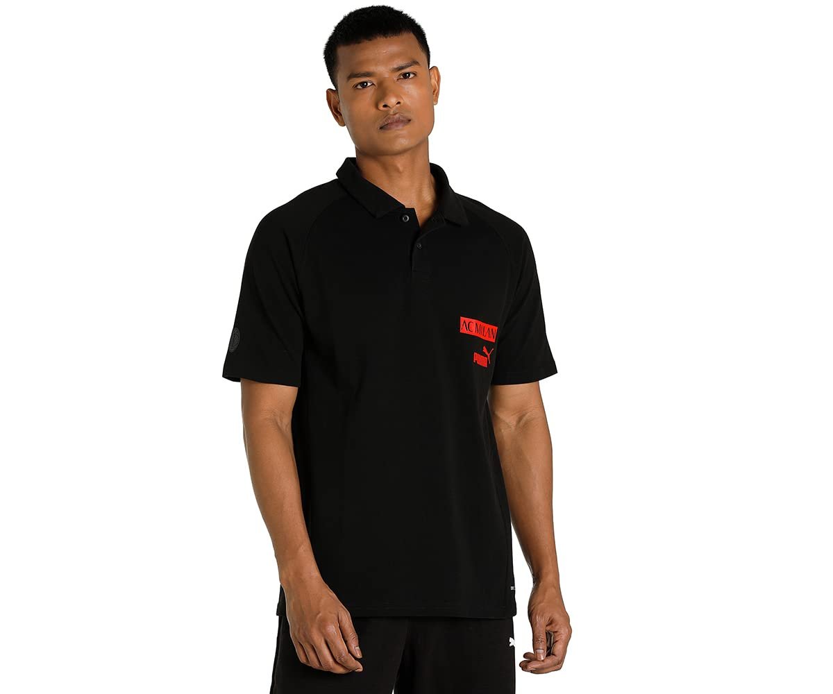 Puma Men’s Letter Print Regular Fit T-Shirt