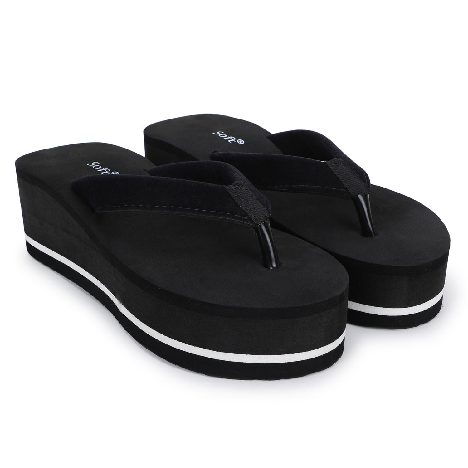 Women Slipper Stylish Comfortable Lightweight Soft Flaxsible Casual Flip Flop/Girls fancy chappal_BZR-P_GN-026